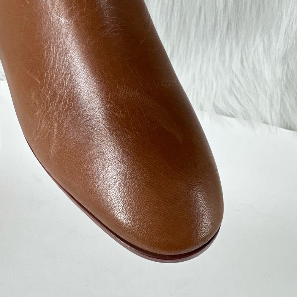 Lauren Ralph Lauren Women's Carla Tall Dress Boots Deep Saddle Tan Size 6.5B - Picture 13 of 16